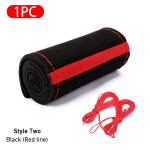 Suede Leather Car Steering Wheel Cover Braid 38cm DIY With Needle Thread