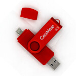 Ceamere CMC5 XC OTG USB Flash Drive 128GB 64GB 32GB 16GB 8GB 4GB 2GB Pen Drive Smartphone Pendrive OTG 2.0 USB Flash Dri