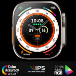 h10 pro ultra smart watch 2.02 inch screen Rotating dual buttons Smart watch wireless charger series 8 smartwatch h10 pr